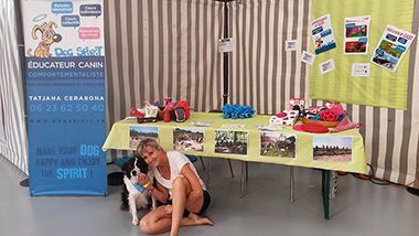 Dogspirit - Stand éducation canine au Salon du Chiot à Palavas - 2016